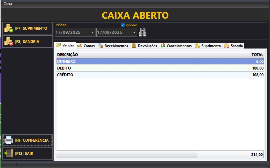 ERPClass — detalhe da funcionalidade